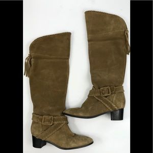 Jack Roger Suede Knee High Boots Sz 8
